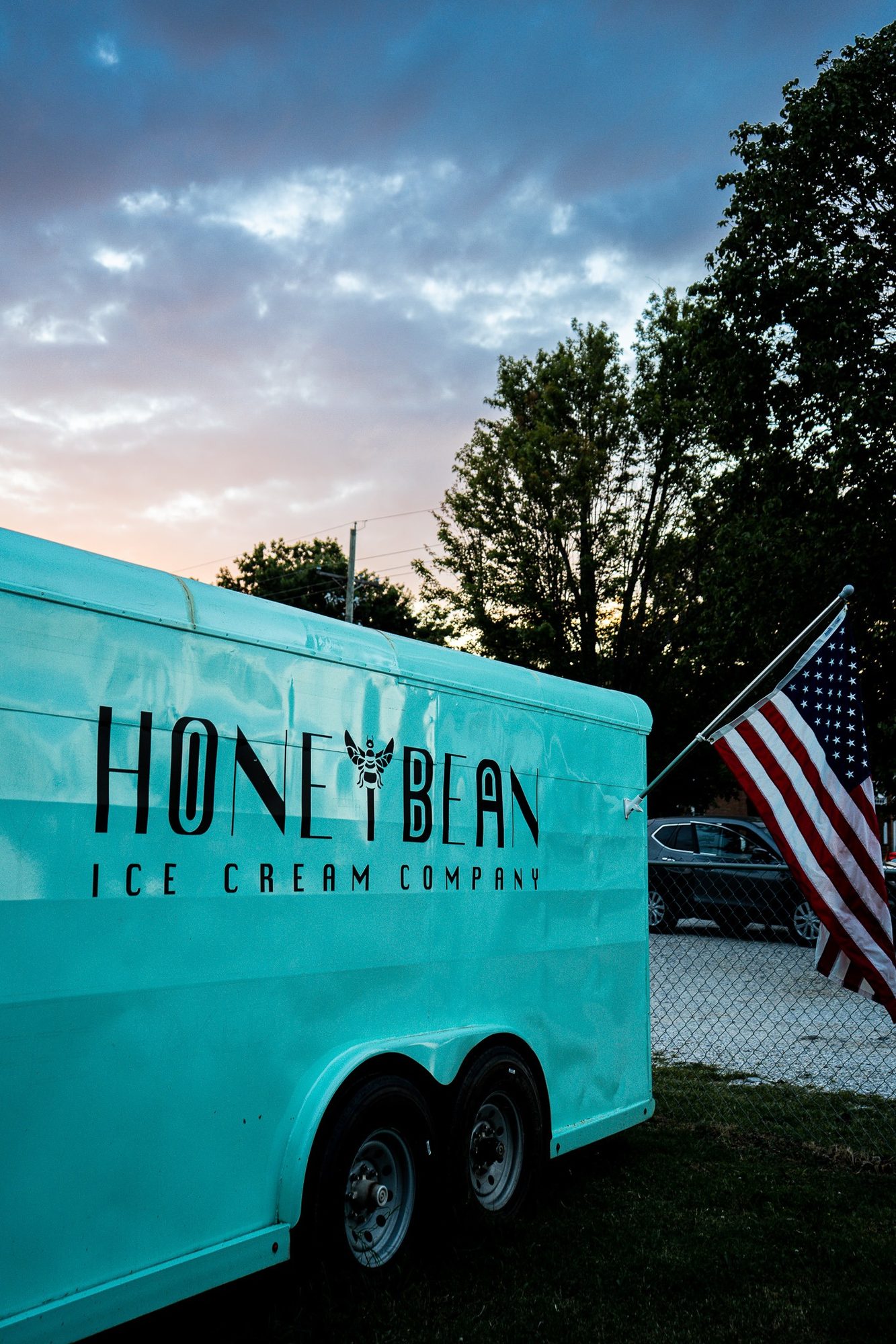 Honeybean on 5th ice cream trailer